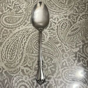 CELEBRITY SSS Oneida Stainless Steel Flatware SERVING SPOON‎ rose pattern
